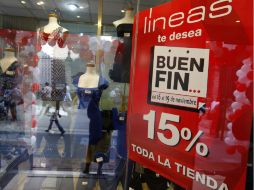 Miles de tiendas se han sumado al Buen Fin. NTX  /