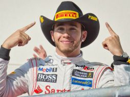 Lewis afirma que el triunfo en Austin fue uno de los mejores de su vida, y quisiera ganar también en Brasil. ARCHIVO  /