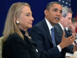 Clinton acompañaba a Obama en reuniones de alto nivel con dirigentes asiáticos. ARCHIVO  /
