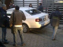 Al lugar acudieron elementos de la Policía municipal y agentes forenses.  /