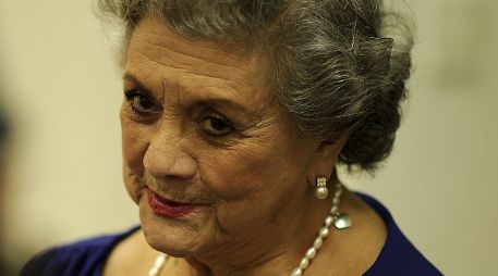 Queta hoy se presentó en la Univa como invitada de honor.  /