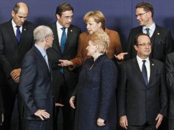 Los Jefes de Estado y de Gobierno de la UE iniciaron el evento en un ambiente de pesimismo y marcadas divergencias. EFE  /