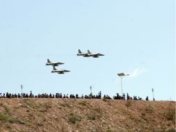 Los aviones se accidentaron en una zona agrícola. ARCHIVO  /