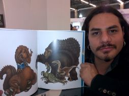 Un dinosaurio que nos puede enseñar mucho sobre convivencia, y unas ilustraciones de magnífica factura.  /