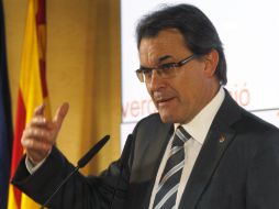 El presidente de Cataluña y ganador en las elecciones en esa comunidad autónoma del noreste de España, Artur Mas. REUTERS  /