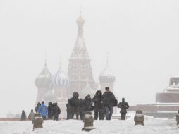 En menos de 24 horas, las nevadas han superado el 35 % de la cuantía mensual. EFE  /