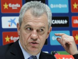 El estratega trató de transmitirle vibra positiva a sus nuevos discípulos. REUTERS  /