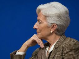 La directora gerente del Fondo Monetario Internacional (FMI), Christine Lagarde, en un coloquio en París. EFE  /