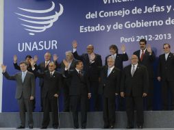 Los mandatarios expresaron su apoyo a las negociaciones de paz en Colombia. XINHUA  /