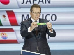 México fue ubicado en el grupo A luego del sorteo celebrado en Sao Paulo. AP  /