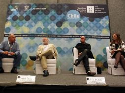 Benito Taibo, Fernando Savater, Mario Bellatin y Claudia Amengual.  /