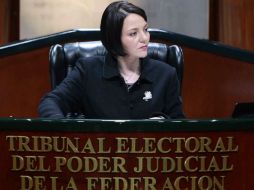 Alanís es magistrada del TEPJF. ARCHIVO  /