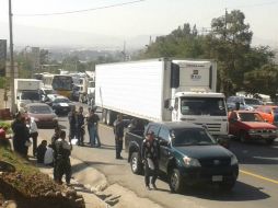 Antes de la detención se dió una persecución, la cual afectó el tráfico en la carretera Chapala-Guadalajara durante una hora.  /