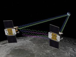 Las mediciones de las naves Ebb y Flow permitieron obtener una cartografía detallada de la gravedad lunar. AP-NASA  /