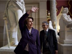 La líder demócrata en la Cámara de Representantes, Nancy Pelosi. EFE  /