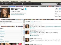 Gloria Trevi también se unió a las intenciones y sustituyó su foto por una de Jenni Rivera. ESPECIAL  /