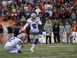 Bailey conecta el gol de campo con el que Dallas ganó a Cincinnati. REUTERS  /