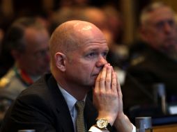 El ministro británico de Exteriores, William Hague, urge a la Unión Europea a incrementar su apoyo logístico a Siria. ARCHIVO  /