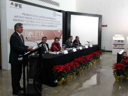 Valdés Zurita destaca beneficios de la boleta electrónica. NTX  /