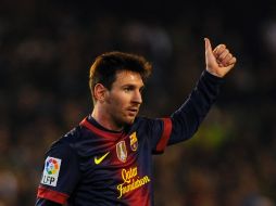 Messi acumula actualmente 65 goles en 45 partidos de Liga en los once meses del 2012. ARCHIVO  /