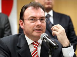 El secretario de Hacienda, Luis Videgaray, recordó que México está completamente integrado a la actividad industrial de EU. ARCHIVO  /