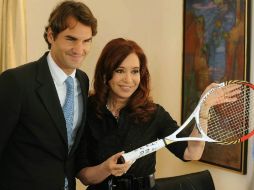 Fue recibido por la presidenta Cristina Fernández en la residencia de Olivos. EFE  /