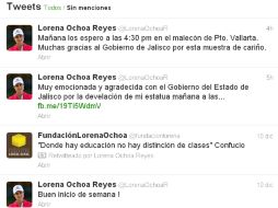 Ella misma dio la información a través de su cuenta en twitter. ESPECIAL  /