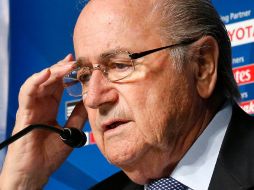 El presidente de la FIFA, Joseph Blatter está en Japón para la final del domingo del Mundial de Clubes. AP  /