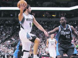 De vuelta. El base español no jugaba desde marzo, cuando se rompió los ligamentos de la rodilla izquierda. AP  /