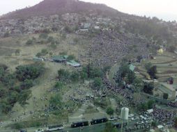 Por la temporada navideña habrá diferentes celebraciones al pie del Cerro de la Estrella. ARCHIVO  /