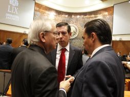 El coordinador de la fracción tricolor, Miguel Castro durante una sesión en el Congreso de Jalisco. ARCHIVO  /