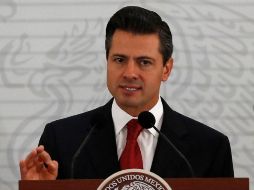 El Presidente Peña Nieto regresará a la Ciudad de México alrededor de las 18:00 horas. ARCHIVO  /
