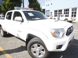 La entrega de los automotores fue realizada en la PGJE.  /