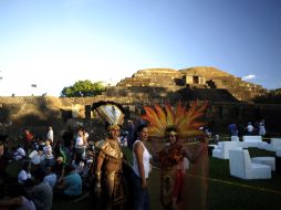 Las celebraciones del fin del 13 B'aktun (400 años) y el inicio del nuevo ciclo culminaron hoy en el parque arqueológico Tazumal. AFP  /