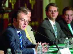 Luis Videgaray consideró que las reasignaciones permitirán atender algunas áreas prioritarias. NOTIMEX  /