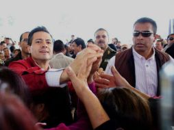 Enrique Peña Nieto puso en marcha la jornada Invernal de Prevención en Tlaxcala. ESPECIAL  /