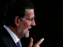 ''Tenemos que evitar lo que distrae de los grandes objetivos de la salida de la crisis y la creación de empleo'', dijo Rajoy .REUTERS  /