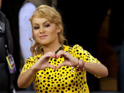 La cantante Paulina Rubio también emitió su agradecimiento en Twitter por concluir un año más. ARCHIVO  /