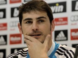 El portero y capitán del Real Madird reiteró que la situación es complicada para dar alcance al Barcelona. EFE  /