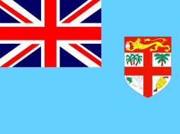 Imagen de la actual bandera de Fiyi. ESPECIAL  /