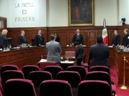 Aspecto de la sesión de apertura de la Suprema Corte de Justicia de la Nación. EL UNIVERSAL  /