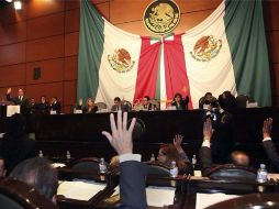 Aspecto de una sesión de la Comisión Permanente del Congreso de la Unión. ARCHIVO SUN /