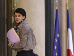 La portavoz del Ejecutivo galo, Najat Vallaud-Belkacem. REUTERS /