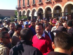 Mañana, una comitiva de policías inconformes será recibida por el Alcalde. EL INFORMADOR /