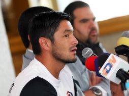 El centrocampista chileno fue presentado hoy como el último refuerzo rojinegro. EL INFORMADOR /