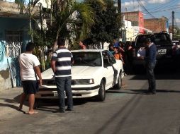 En la escena del crimen, personal del IJCF localizó 40 casquillos entre los calibres .9, .40 y .223 milímetros.  /