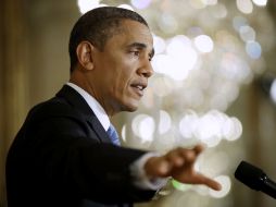 El presidente de EU, Barack Obama, planea enviar al Congreso un proyecto de ley después de prestar juramento el 21 de enero. AP /