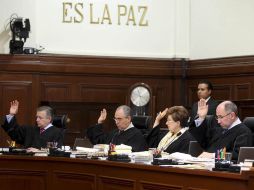 Los ministros del máximo tribunal del país realizaron la votación. ARCHIVO /