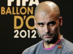 Guardiola confesó su deseó de volver a entrenar en la pasada entrega del Balón de Oro. EFE /