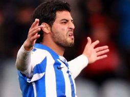 El jugador reconoció que disputar este partido en casa le da confianza. EFE /